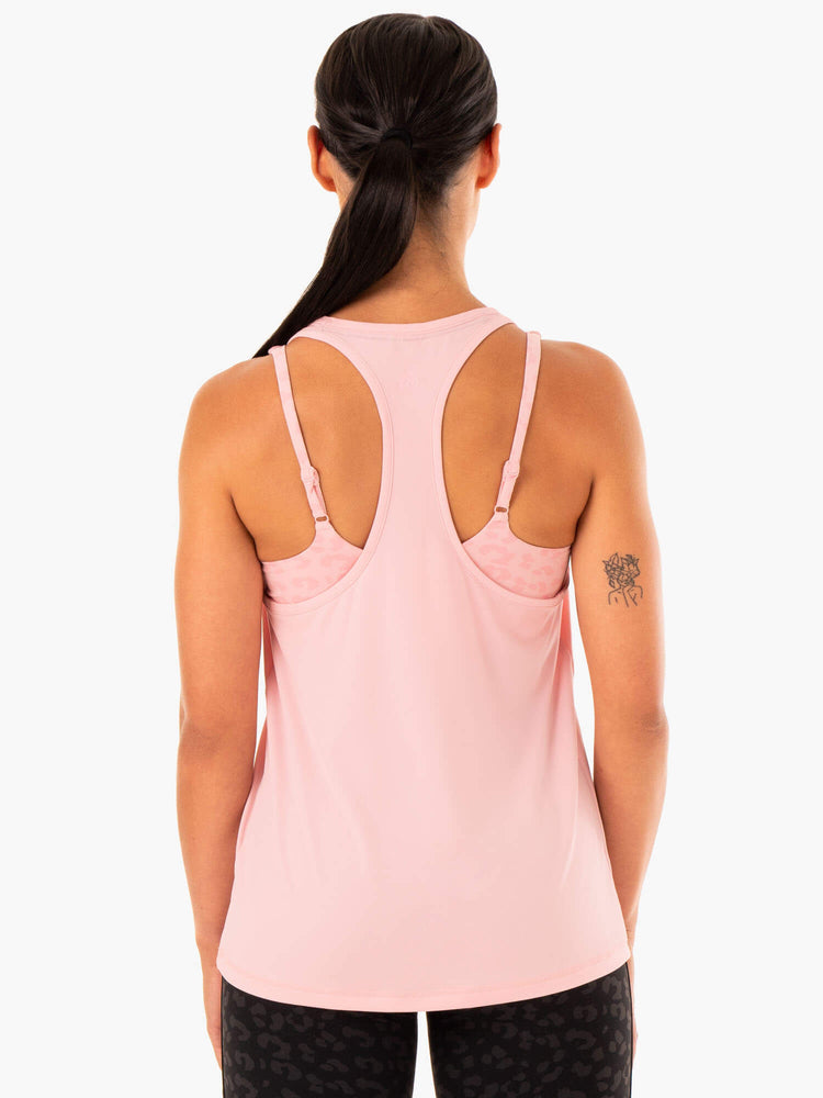 Tank Top Ryderwear Evolution Racer Back Mujer Rosas | LXPBF1902