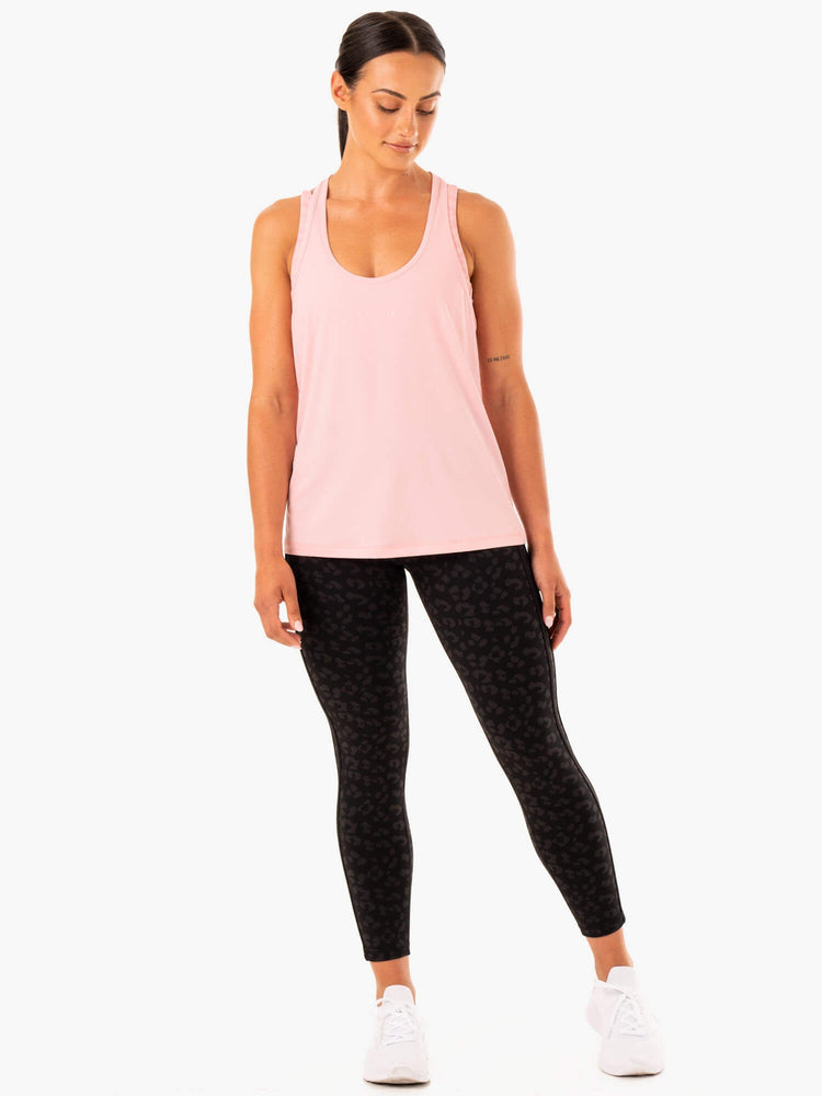 Tank Top Ryderwear Evolution Racer Back Mujer Rosas | LXPBF1902
