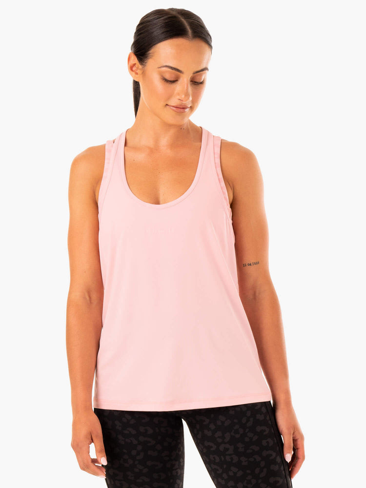 Tank Top Ryderwear Evolution Racer Back Mujer Rosas | LXPBF1902