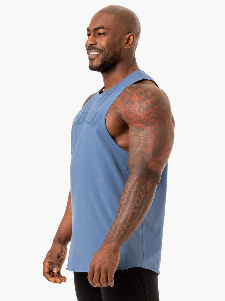 Tank Top Ryderwear Force Baller Hombre Azules | YCVXP6097