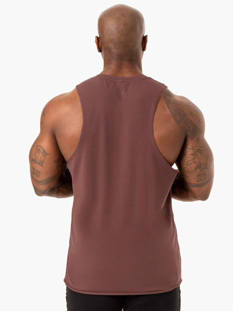 Tank Top Ryderwear Force Baller Hombre Marrom | WHSZU8152