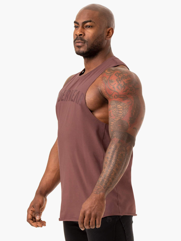 Tank Top Ryderwear Force Baller Hombre Marrom | WHSZU8152