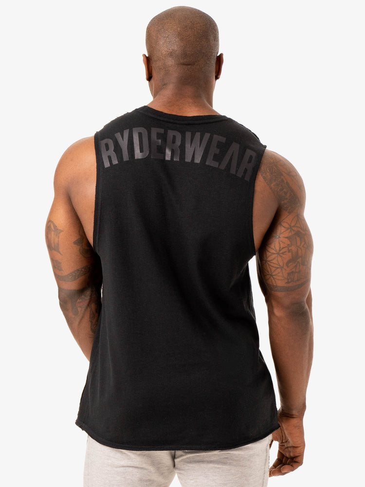 Tank Top Ryderwear Force Fleece Hombre Negros | AIMXU8645