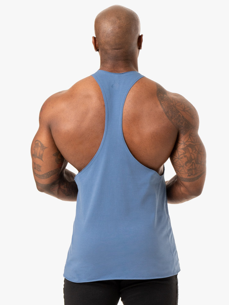 Tank Top Ryderwear Force Stringer T-Back Hombre Azules | HGVLE6128