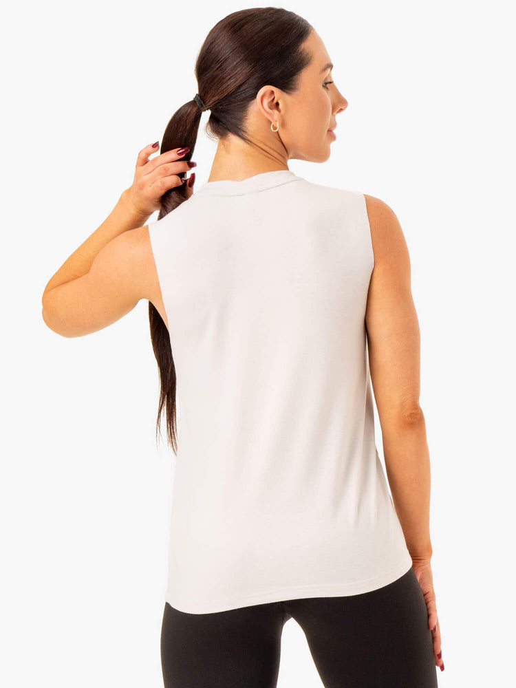 Tank Top Ryderwear Foundation Muscle Mujer Grises | WEQMA7642