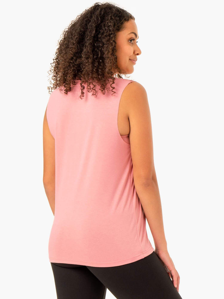 Tank Top Ryderwear Foundation Muscle Mujer Rosas | XLBVF8437