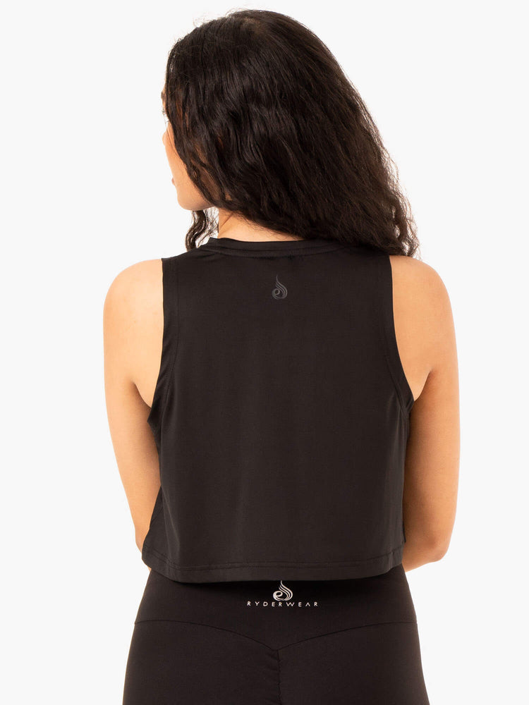 Tank Top Ryderwear Híbrido Muscle Mujer Negros | ONFVI4075