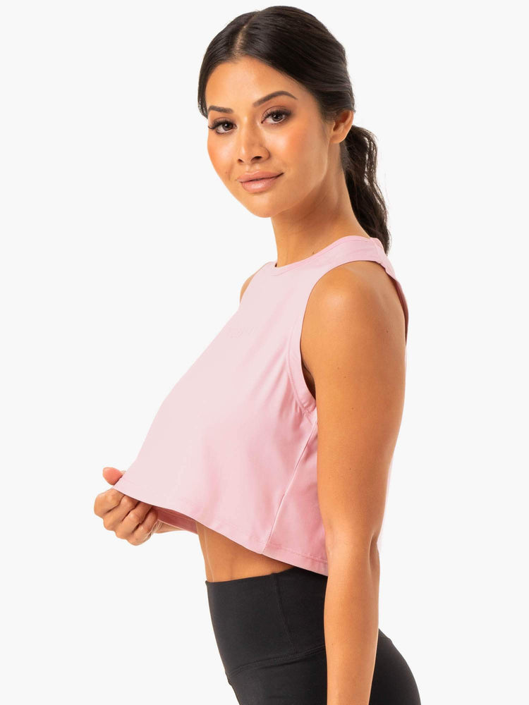 Tank Top Ryderwear Híbrido Muscle Mujer Rosas | PFDRI9813