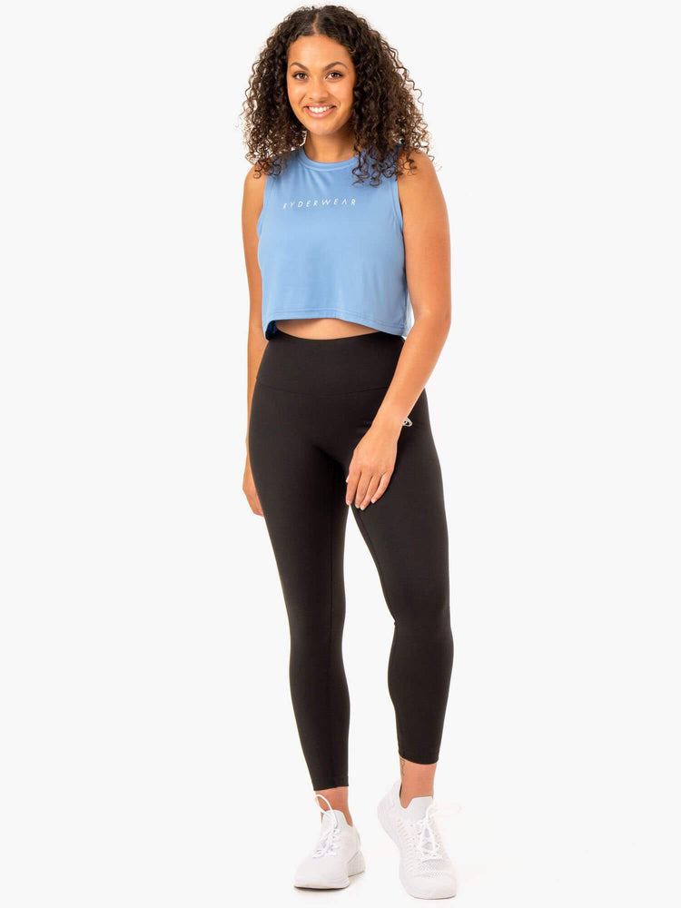 Tank Top Ryderwear Híbrido Muscle Mujer Azules | XKPOL7956