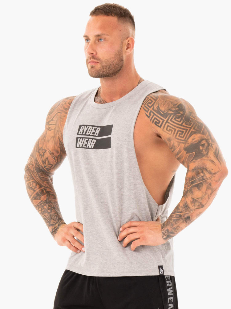 Tank Top Ryderwear Iron Baller Hombre Grises | OEBIG2367