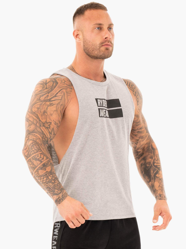 Tank Top Ryderwear Iron Baller Hombre Grises | OEBIG2367