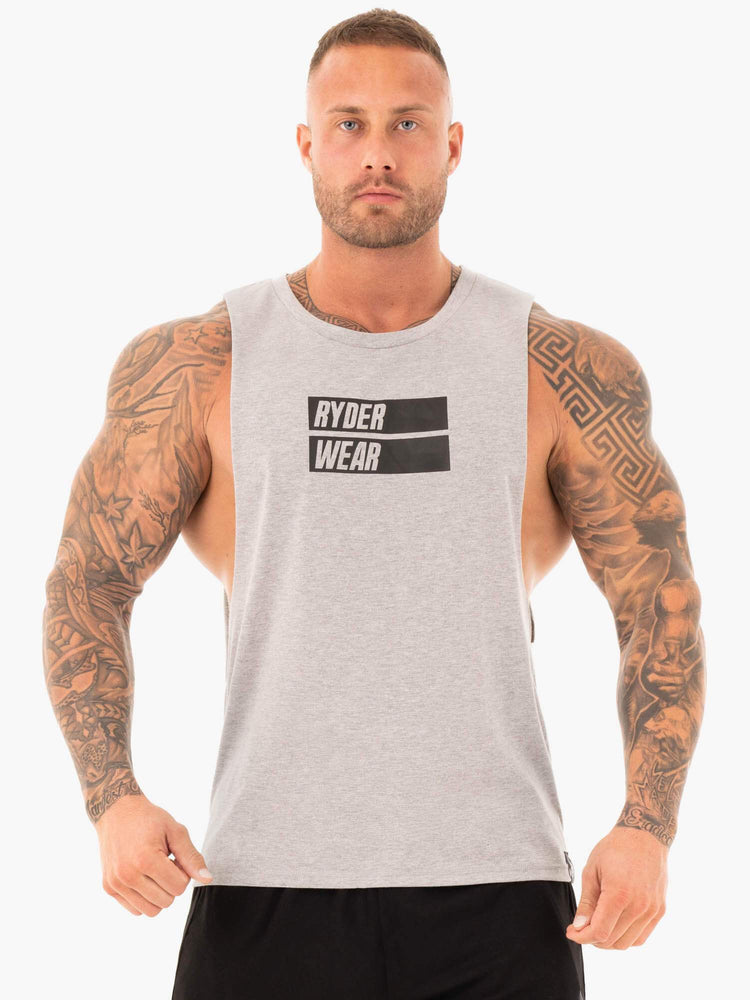 Tank Top Ryderwear Iron Baller Hombre Grises | OEBIG2367