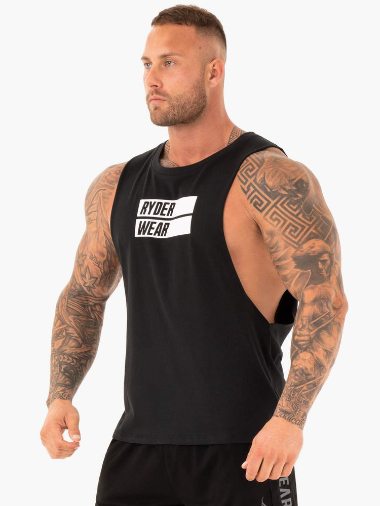 Tank Top Ryderwear Iron Baller Hombre Negros | UNHMY0678