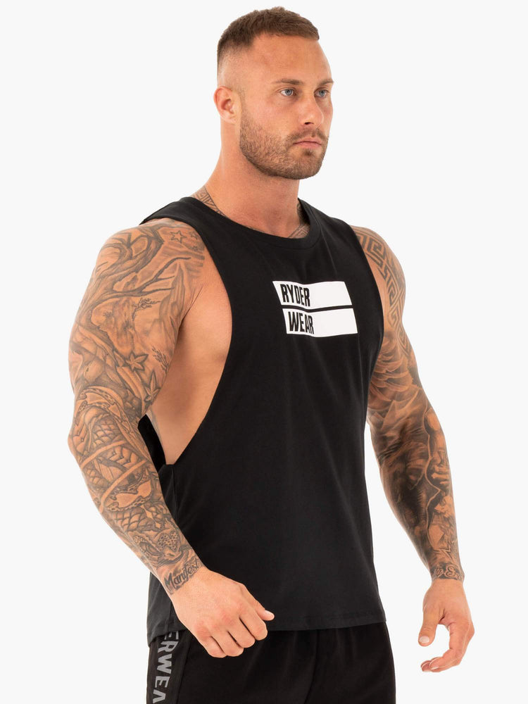 Tank Top Ryderwear Iron Baller Hombre Negros | UNHMY0678
