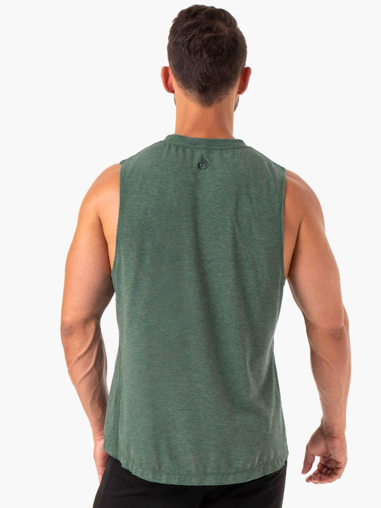 Tank Top Ryderwear Iron Baller Hombre Verdes | RTJHV7403