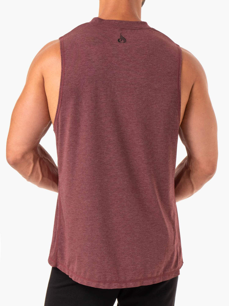 Tank Top Ryderwear Iron Baller Hombre Vino | UNCFH9736