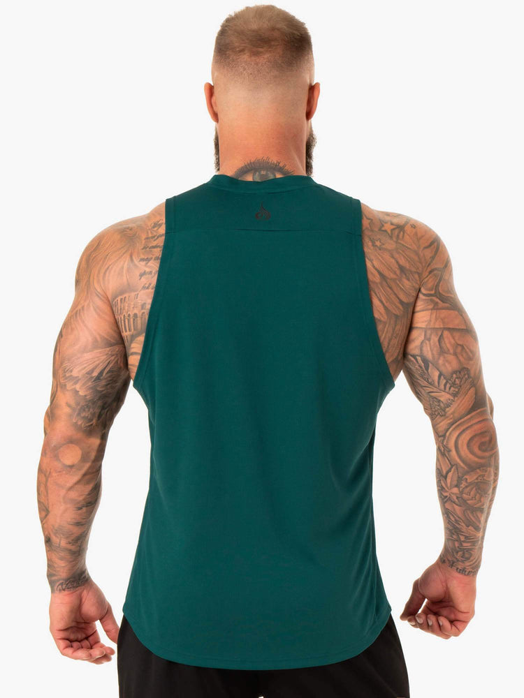 Tank Top Ryderwear Lift Mesh Baller Hombre Turquesa | DHWQX2046