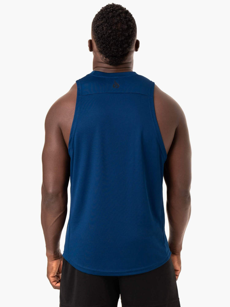 Tank Top Ryderwear Lift Mesh Baller Hombre Azules | ZXUVA2695