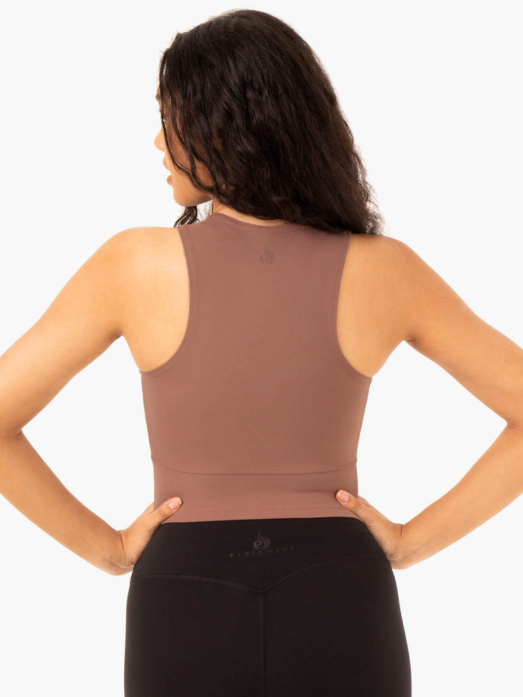 Tank Top Ryderwear Nkd Refine Mujer Beige | KMWND6307