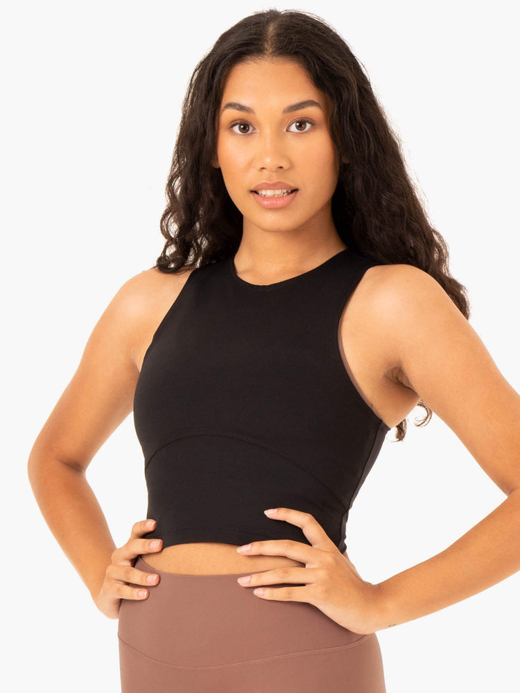 Tank Top Ryderwear Nkd Refine Mujer Negros | IDHEJ8615