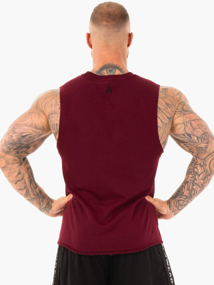 Tank Top Ryderwear Performance Baller Hombre Vino | ISBEF6031