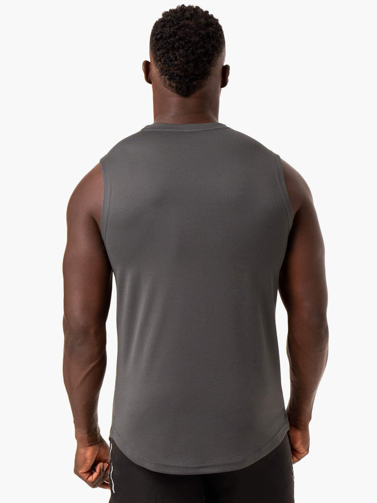 Tank Top Ryderwear Reflex Mesh Baller Hombre Grises | FQONH6132