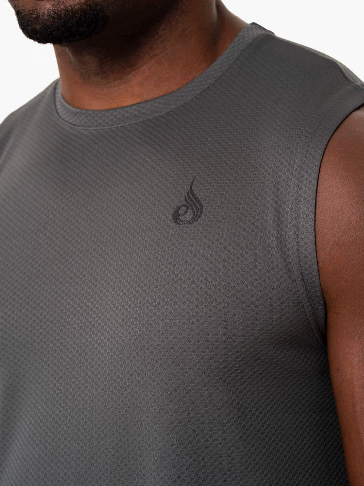 Tank Top Ryderwear Reflex Mesh Baller Hombre Grises | FQONH6132
