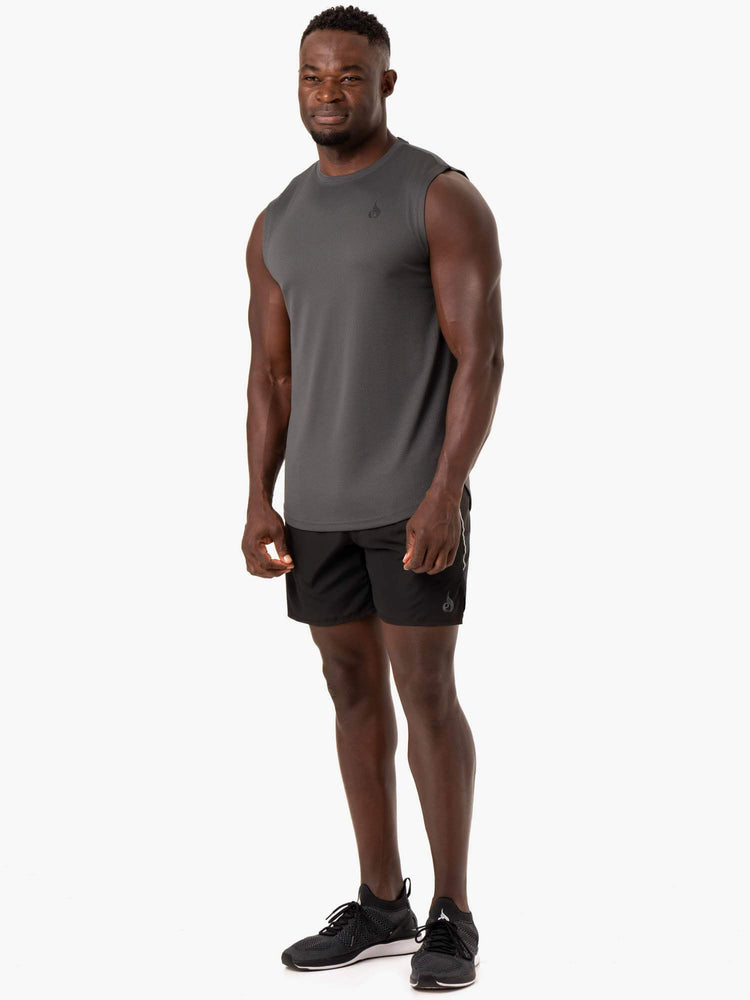Tank Top Ryderwear Reflex Mesh Baller Hombre Grises | FQONH6132