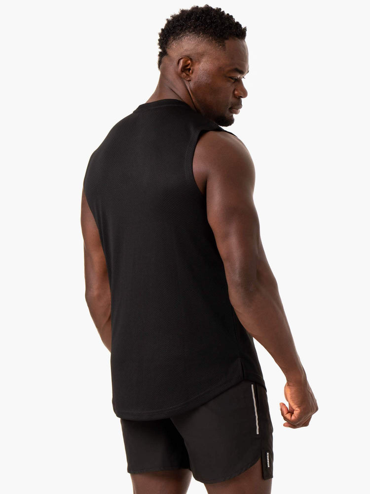 Tank Top Ryderwear Reflex Mesh Baller Hombre Negros | RUSVO2014