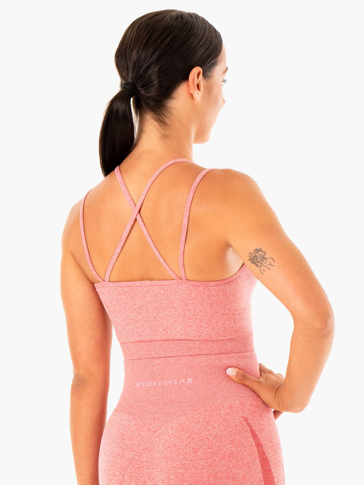 Tank Top Ryderwear Sculpt Seamless Mujer Rosas | HBOAU9251
