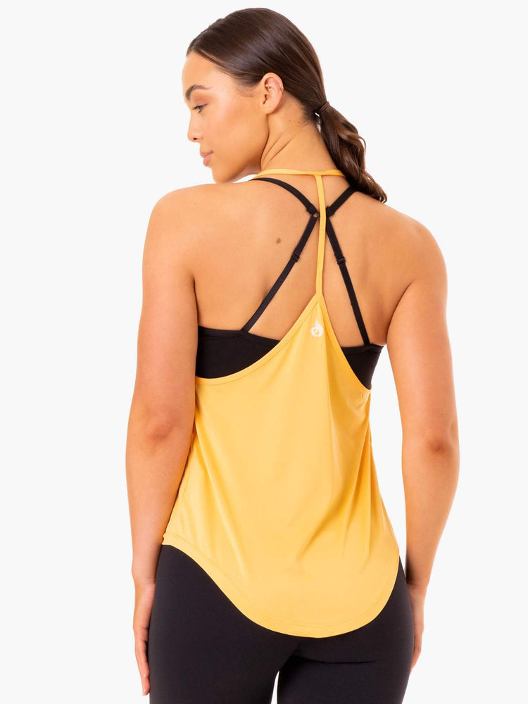 Tank Top Ryderwear Staples Slinky T-Back Mujer Mango | QHNMV4509