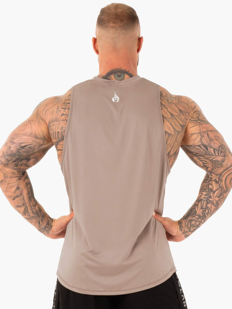 Tank Top Ryderwear Strength Baller Hombre Marrom | OPRFN1092