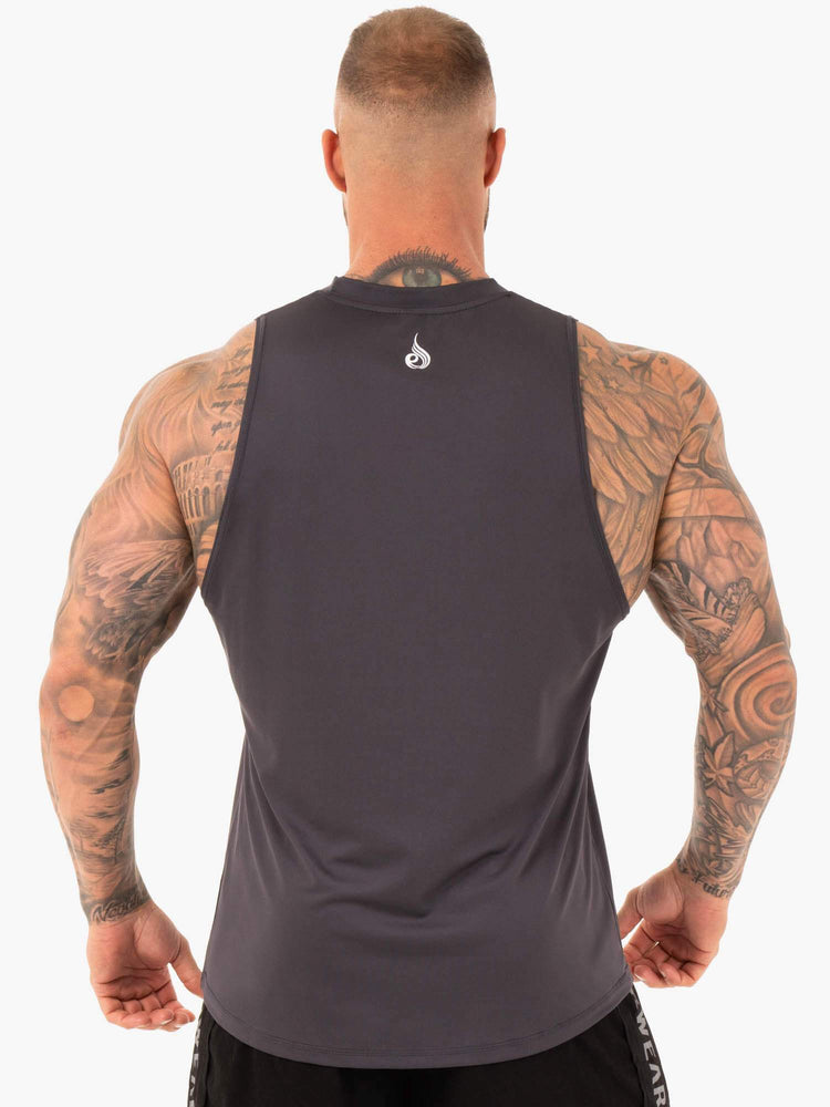 Tank Top Ryderwear Strength Baller Hombre Titanium | OPXWQ5168
