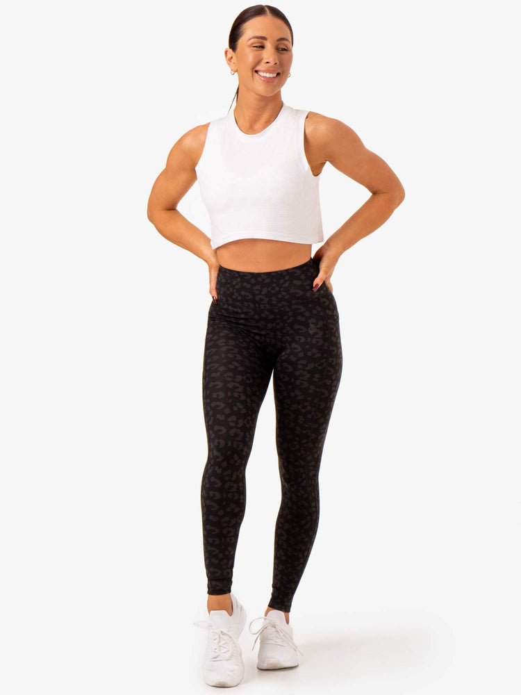 Tank Top Ryderwear Ultra Scoop Mujer Blancos | XALFJ6930