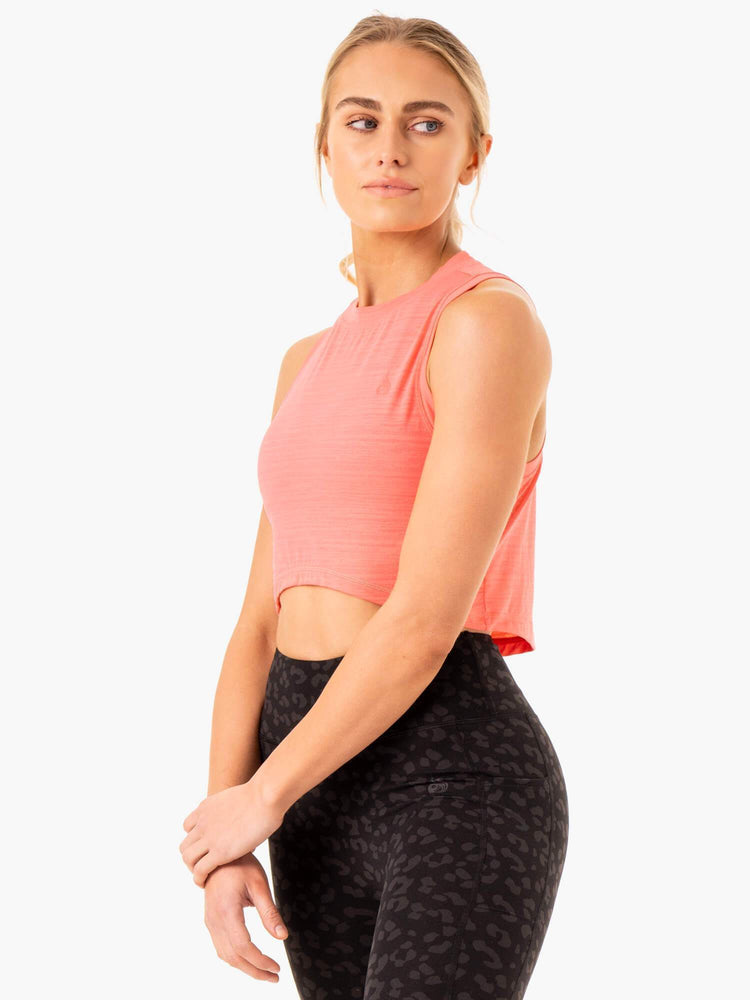 Tank Top Ryderwear Ultra Scoop Mujer Coral | NSVQD2183