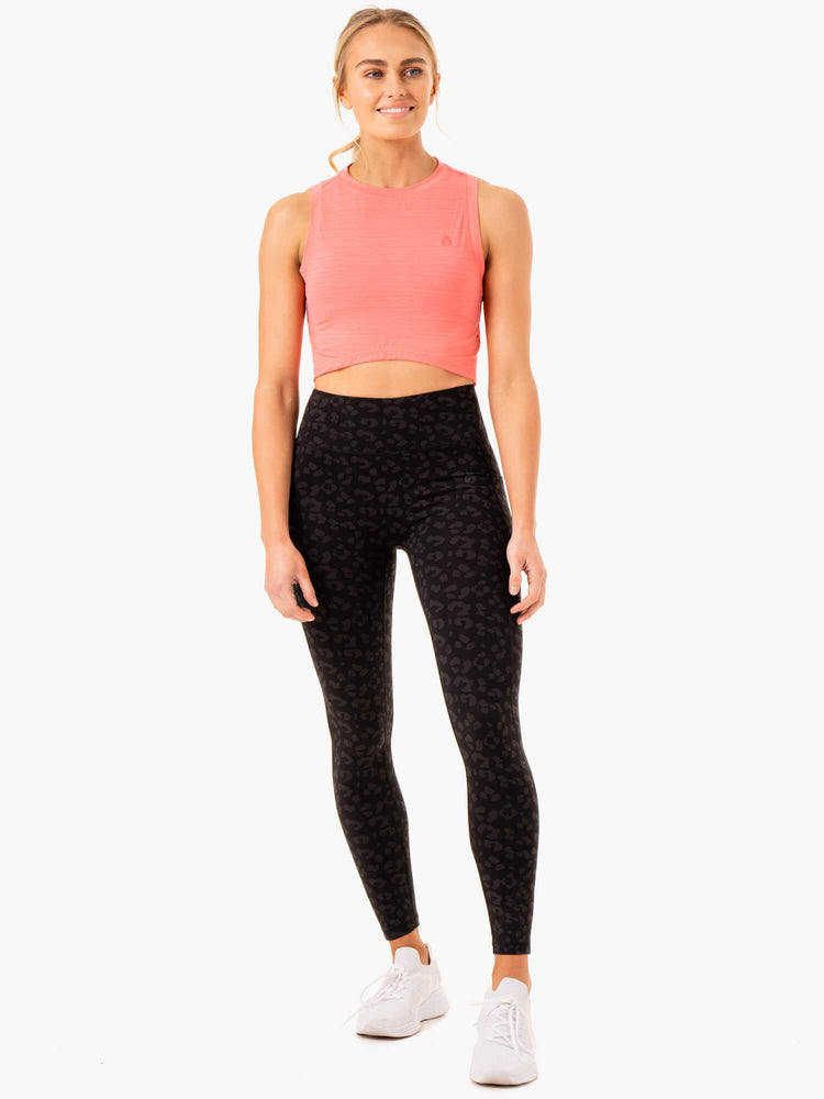 Tank Top Ryderwear Ultra Scoop Mujer Coral | NSVQD2183