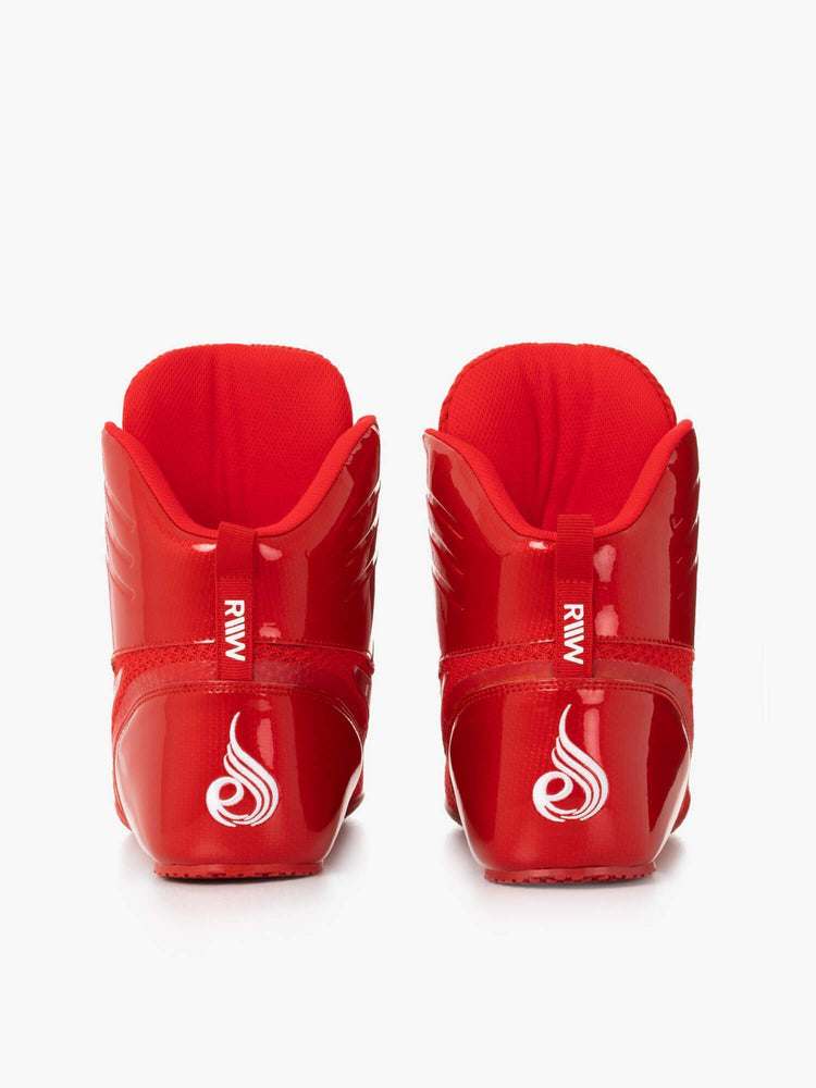 Tenis Halterofilia Ryderwear D-Mak Carbon Fibre Hombre Rojos | AVJUM8459