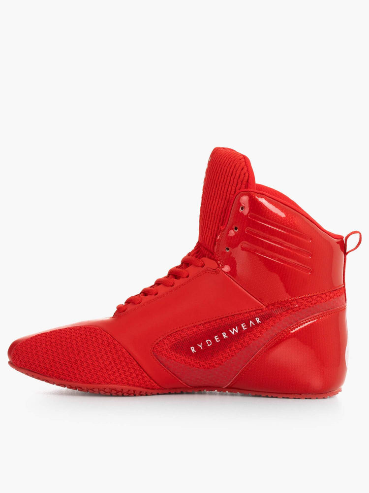 Tenis Halterofilia Ryderwear D-Mak Carbon Fibre Hombre Rojos | AVJUM8459