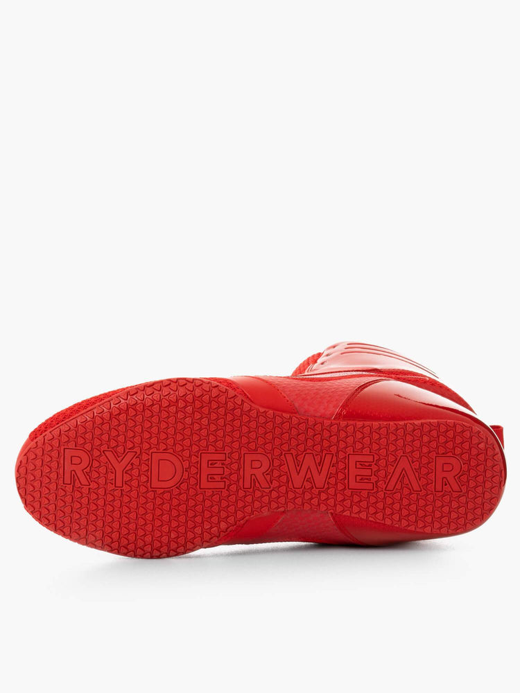 Tenis Halterofilia Ryderwear D-Mak Carbon Fibre Hombre Rojos | AVJUM8459