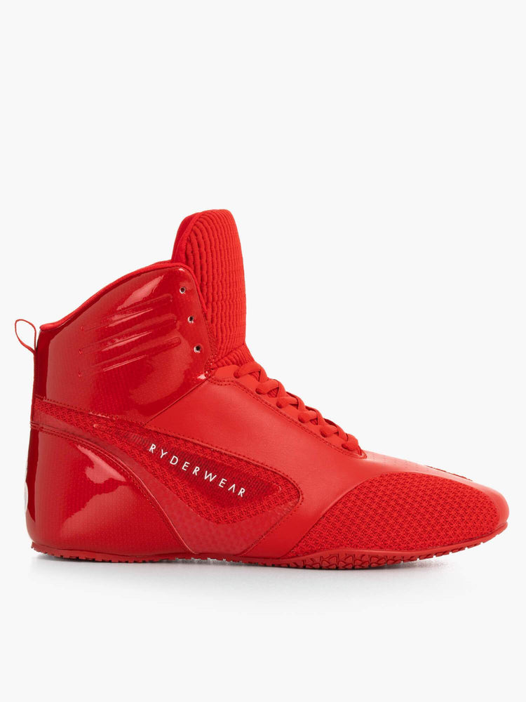 Tenis Halterofilia Ryderwear D-Mak Carbon Fibre Hombre Rojos | AVJUM8459