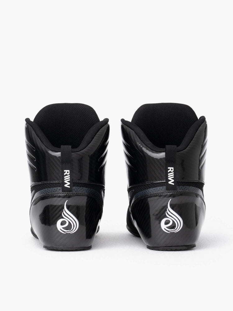 Tenis Halterofilia Ryderwear D-Mak Carbon Fibre Hombre Negros | XCREL0478