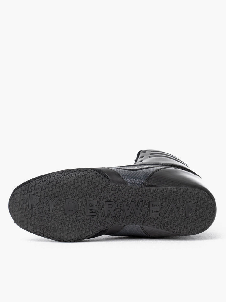 Tenis Halterofilia Ryderwear D-Mak Carbon Fibre Hombre Negros | XCREL0478