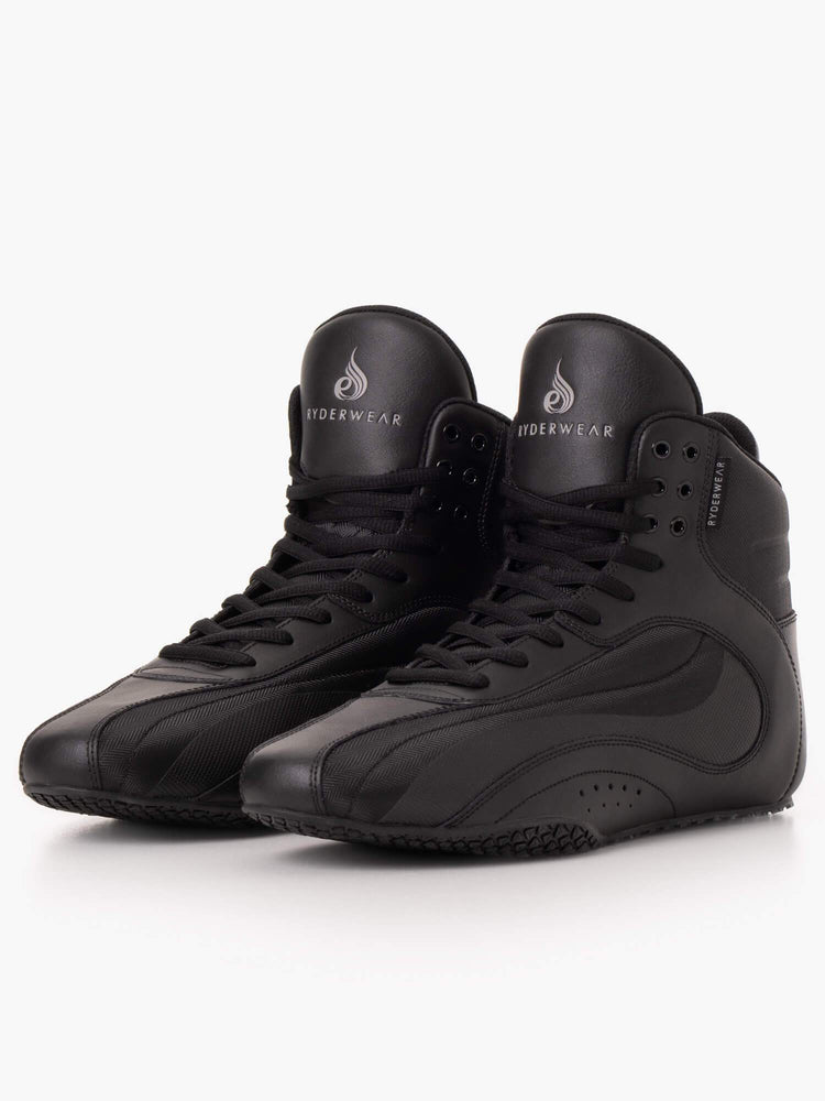 Tenis Halterofilia Ryderwear D-Mak Force Hombre Negros | HTVSW7408