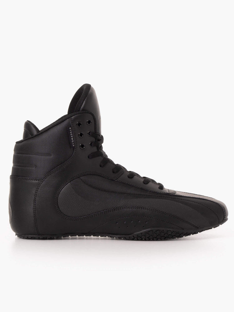 Tenis Halterofilia Ryderwear D-Mak Force Hombre Negros | HTVSW7408