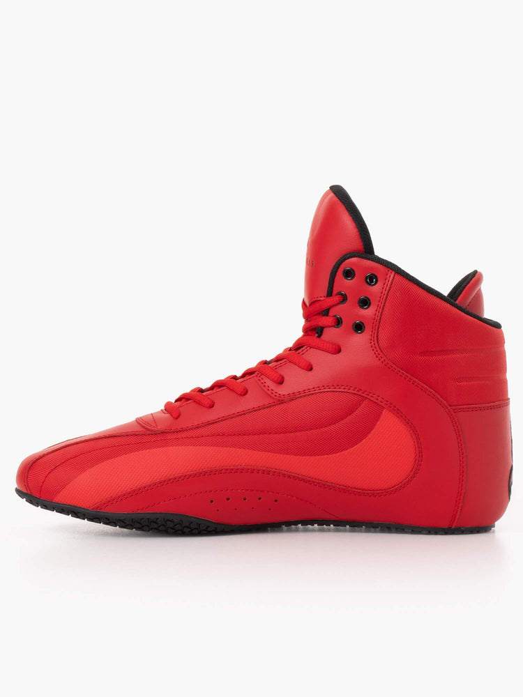Tenis Halterofilia Ryderwear D-Mak Force Hombre Rojos | NTQRP4738