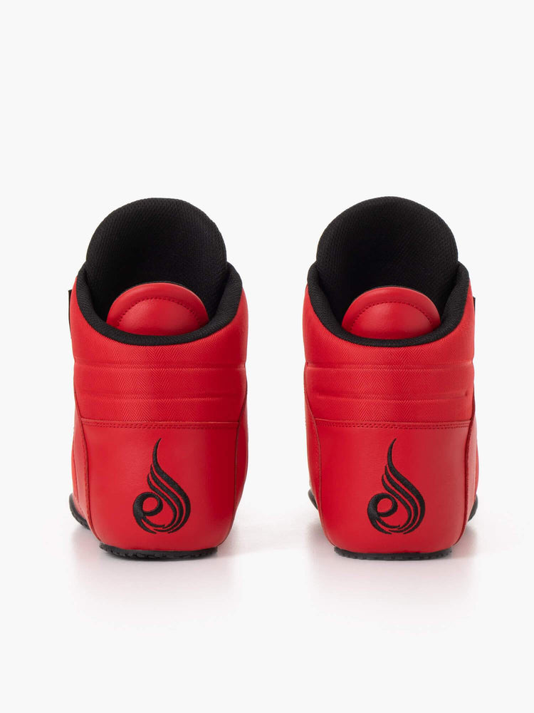 Tenis Halterofilia Ryderwear D-Mak Force Hombre Rojos | NTQRP4738