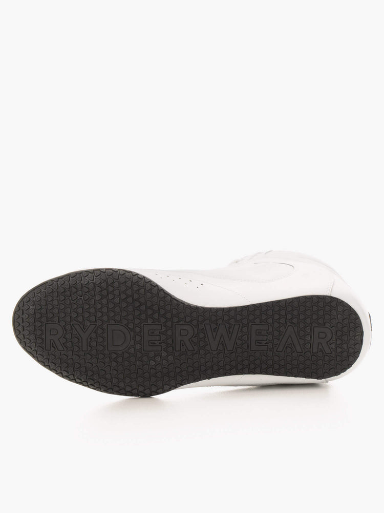 Tenis Halterofilia Ryderwear D-Mak Force Hombre Blancos | TAXKD5493
