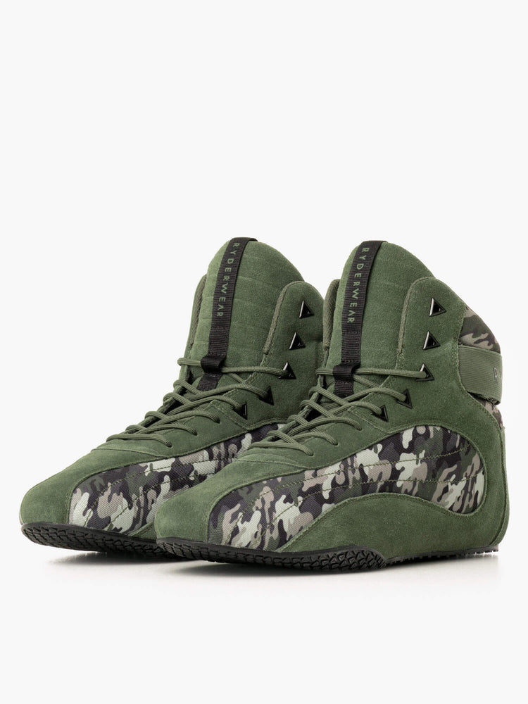 Tenis Halterofilia Ryderwear D-Mak Ii Hombre Verdes | KLVPJ6913