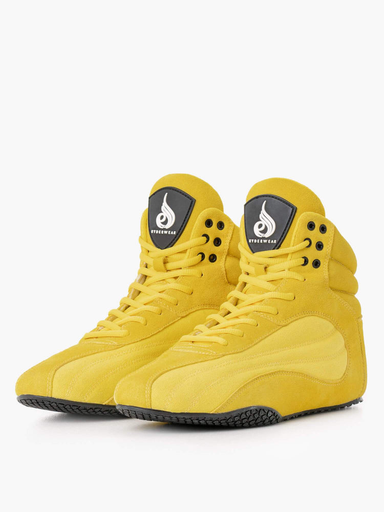 Tenis Halterofilia Ryderwear D-Mak Originales Hombre Amarillos | XFNDC1269
