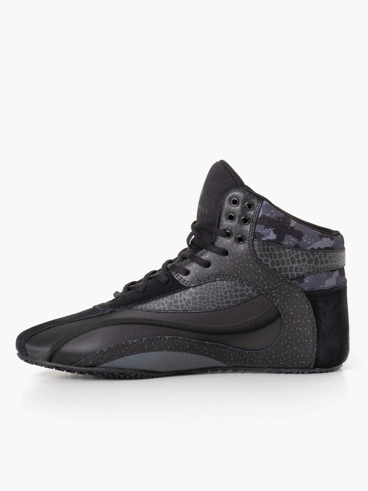 Tenis Halterofilia Ryderwear D-Mak Rapid Hombre Negros | GOKJP7045